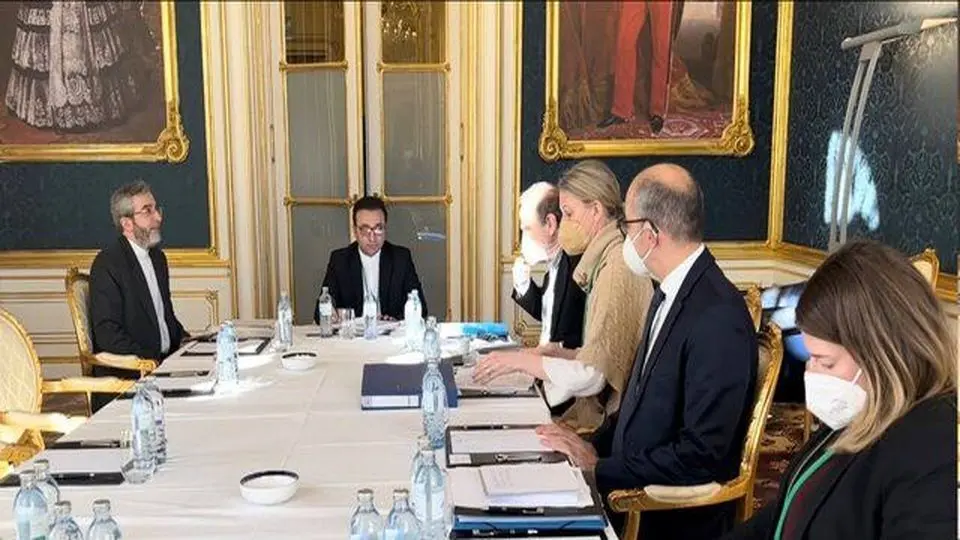 جلسه روسای هیأت‌های مذاکره‌کننده ایران و سه کشور اروپایی