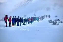 هشدار به کوهنوردان درباره احتمال وقوع کولاک و سقوط بهمن