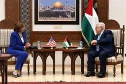 الایام فلسطین: دیدار نانسی پلوسی با محمود عباس در رام الله