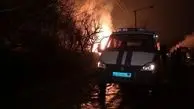 وقوع چندین انفجار مهیب در شرق اوکراین