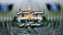 نشست فوق‌العاده کمیسیون امنیت ملی با حضور امیرعبداللهیان