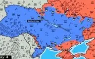 وضعیت مناطق درگیری 7 روزه در اوکراین