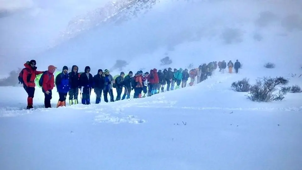 مفقودی ۲۲ کوهنورد در ارتفاعات شاه جهان شیروان