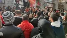 تجمع هواداران پرسپولیس مقابل مجلس