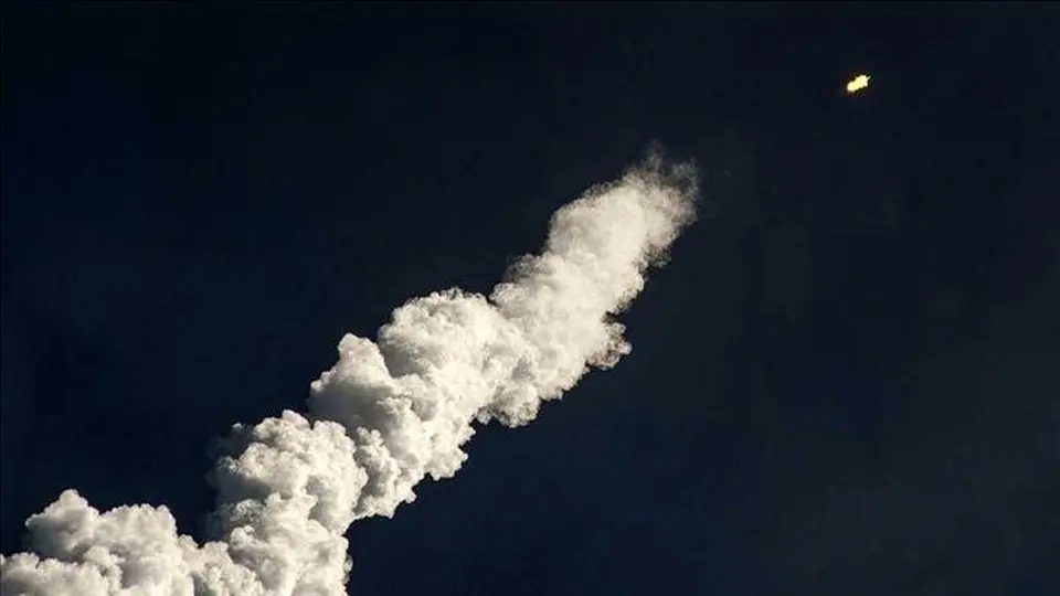 رهگیری یک موشک بالستیک در آسمان ابوظبی