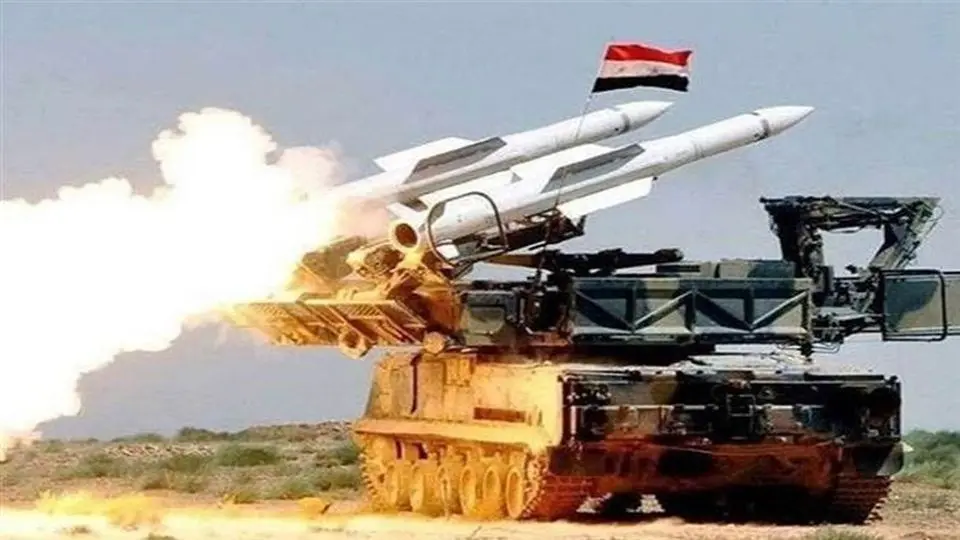 انهدام 8 موشک اسراییلی توسط پدافند هوایی سوریه