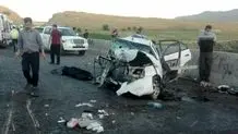 تصادف پژو ۴۰۵ با 2 کشته و 10 مصدوم در بزرگراه تهران - قم