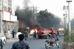 انفجار ولایت بادغیس افغانستان دست کم ۱۰ کشته به جا گذاشت