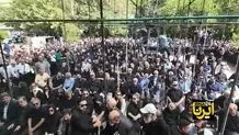 تصاویری از تشییع پیکر ایرج