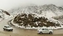 ارتفاعات کلاردشت سفیدپوش شد