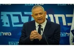 گانتس حمایت خود را از انحلال پارلمان اسرائیل اعلام کرد