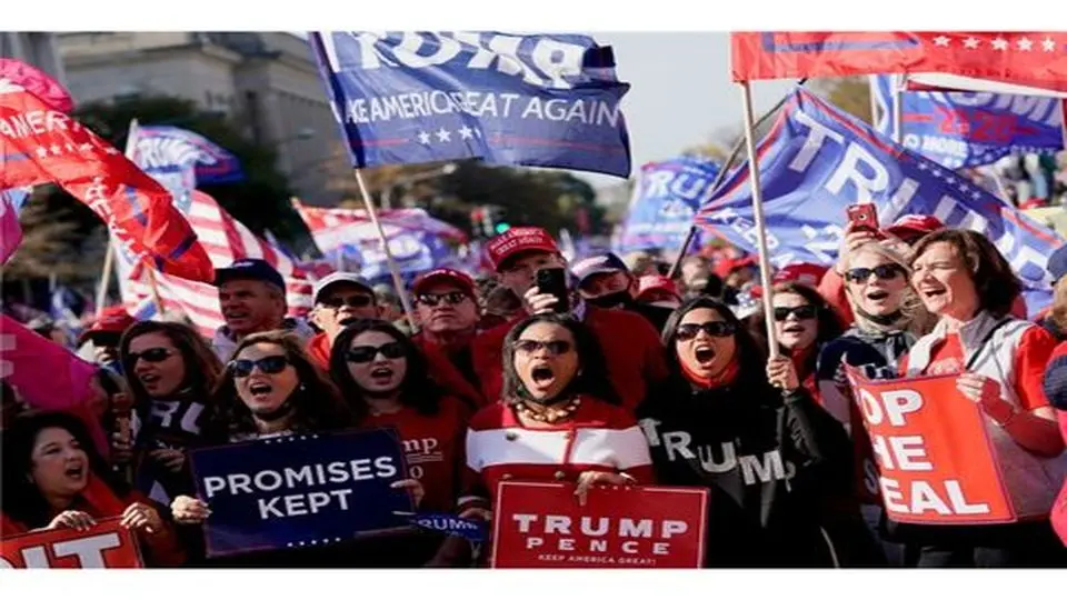 حضور هواداران ترامپ در واشنگتن برای اعتراض به انتخابات