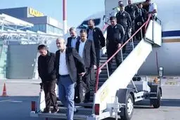 تیم ملی فوتبال ایران وارد روسیه شد