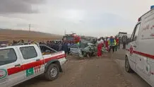 14 کشته و زخمی در پی واژگونی خودروی حامل اتباع افغانستانی