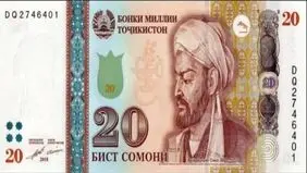 تصویر ابوعلی سینا روی اسکناس تاجیکستانی + عکس