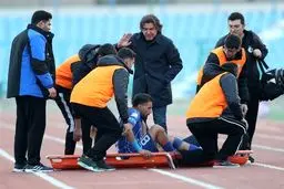 مشکلات ساپینتو ادامه دارد/ هافبک استقلال بازی با تراکتور را از دست داد