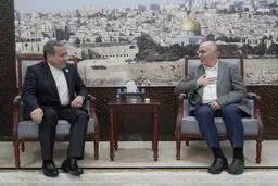 پیام رئیس جنبش مقاومت اسلامی فلسطین به عراقچی