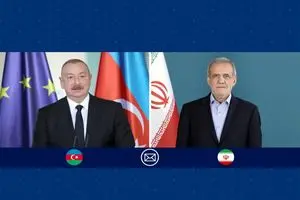 پزشکیان روز ملی جمهوری آذربایجان را به الهام علی‌اف تبریک گفت