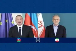 پزشکیان روز ملی جمهوری آذربایجان را به الهام علی‌اف تبریک گفت