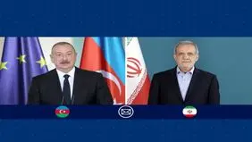 پزشکیان روز ملی جمهوری آذربایجان را به الهام علی‌اف تبریک گفت