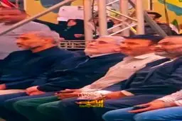 حضور سردار قاآنی در میدان امام حسین + فیلم