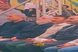 حضور سردار قاآنی در میدان امام حسین + فیلم