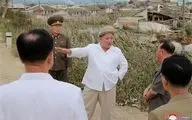 بازدید رهبر کره شمالی از مناطق طوفان زده