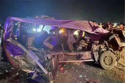 تصادف دو دستگاه ون در محور کاظمین-سامرا؛ 16 ایرانی دیگر جان باختند

