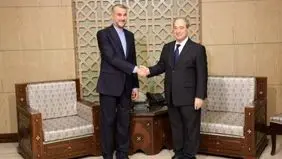 Iran top diplomat meets Syrian counterpart in Damascus visit