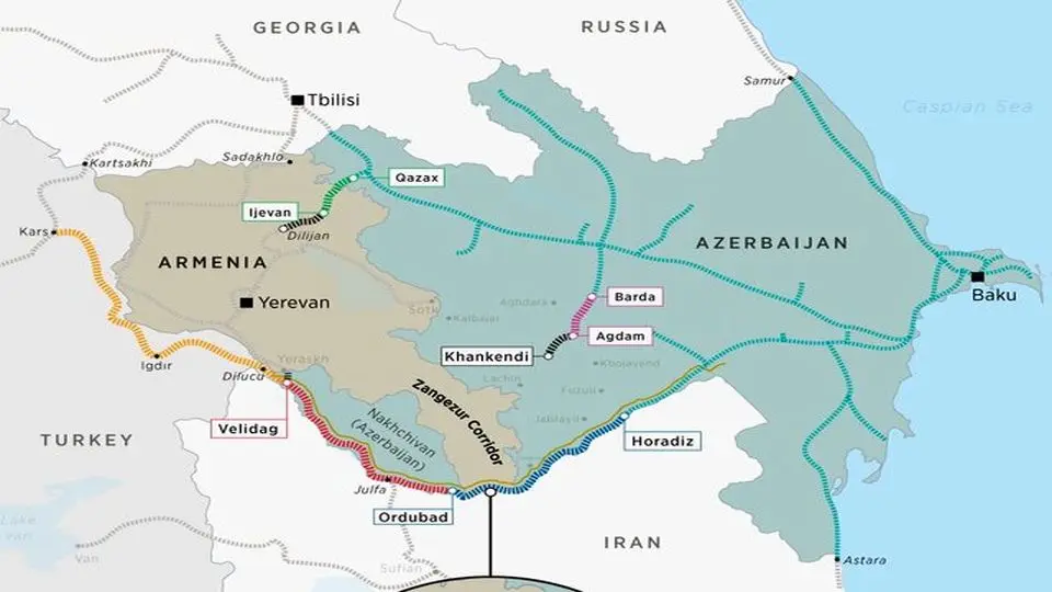 قمار بزرگ آمریکا در قفقاز کریدور زنگزور و تغییر توازن قدرت