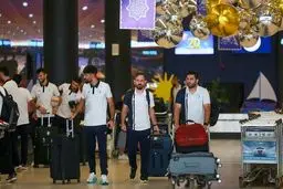 استقلال وارد امارات شد + عکس 