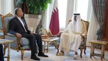 Iran FM, Emir of Qatar hold meeting in Doha