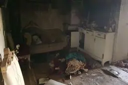 آتش سوزی مجتمع مسکونی در مشیریه/ ۹ نفر نجات داده شدند + ویدئو و عکس