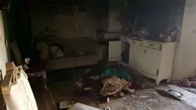 آتش سوزی مجتمع مسکونی در مشیریه/ ۹ نفر نجات داده شدند + ویدئو و عکس