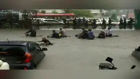 کراچی درباران غرق شد