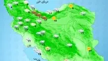 آغاز بارش برف در کرج+ ویدئو