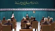 دیدار رئیس‌جمهور و اعضای هیئت دولت با رهبر معظم