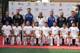 فوتبال نابینایان نایب قهرمانی ایران شد