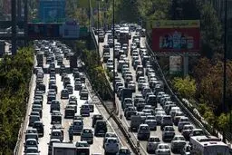 افزایش ۲۰ درصدی ترافیک امروز تهران نسبت به اول مهر