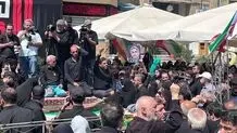 ورود پیکر شهیدان عرصه دانش و تکنولوژی هسته‌ای به مرقد مطهر امامزاده صالح (ع)

