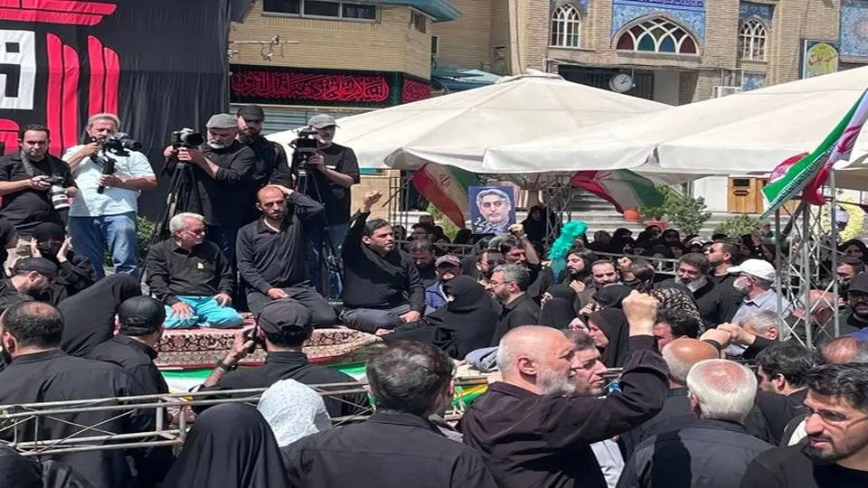 ورود پیکر شهیدان عرصه دانش و تکنولوژی هستهای به مرقد مطهر امامزاده صالح (ع)