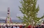لباس جالب رضا قیطاسی در افتتاحیه بازی های عشایری+ ویدئو