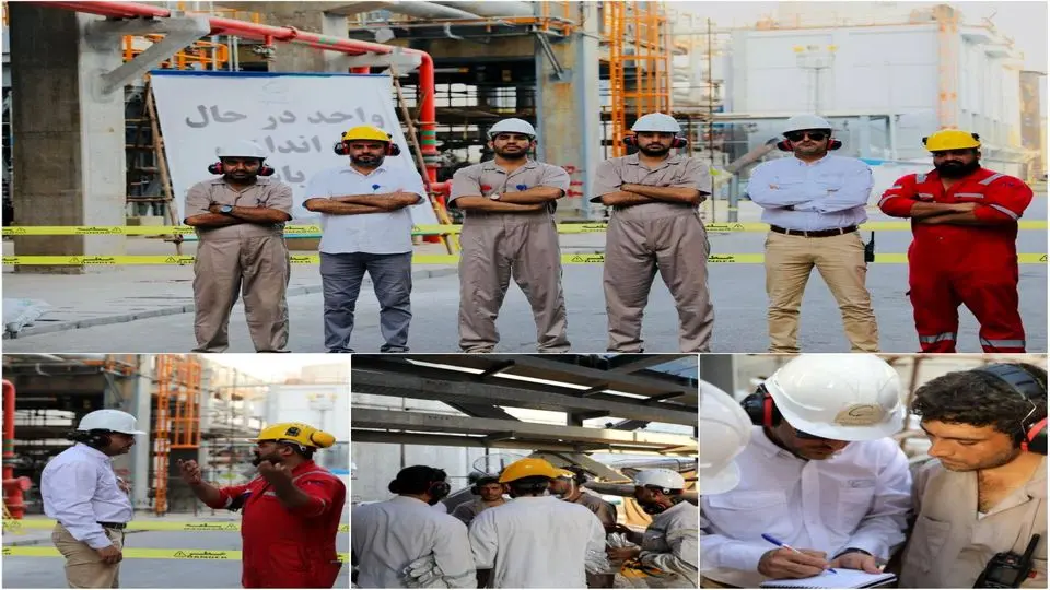 بخار فشار بالا وارد مجتمع پتروشیمی صدف خلیج‌فارس شد