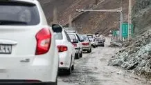 ترافیک در آزادراه تهران_شمال سنگین است
