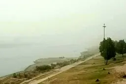 فيديو/تلوث الغباري الیوم الثلاثاء في مدینة الأهواز