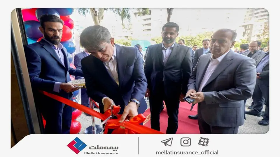 با حضور مدیرعامل و اعضای هیأت مدیره؛ ساختمان سرپرستی بیمه ملت در استان فارس به بهره‌برداری رسید