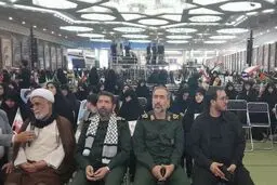 برگزاری گرامیداشت ۱۱۰ شهید زن و‌کودک جنگ اخیر