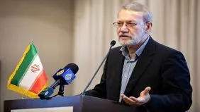 کنایه لاریجانی به ترامپ با عکسی از سید حسن نصرالله + عکس