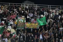 ورود زنان و دختران به استادیوم شیراز در جشن غدیر

