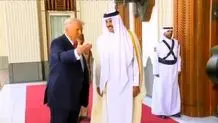 اسکورت ترامپ در قطر/ ویدیو